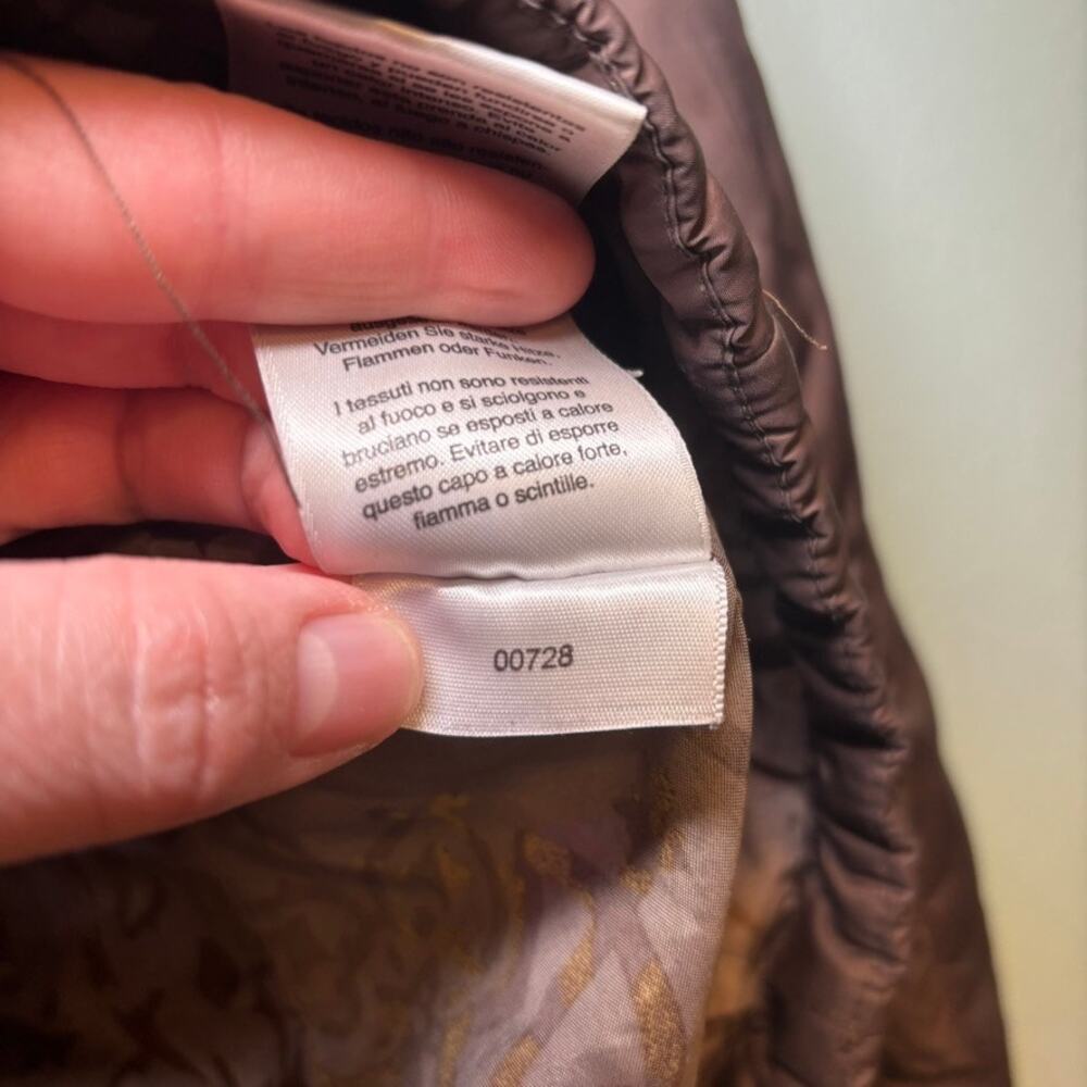 Columbia Women’s Mocha Brown Embroidered Puffer Jacket Size Small - Picture 7 of 13